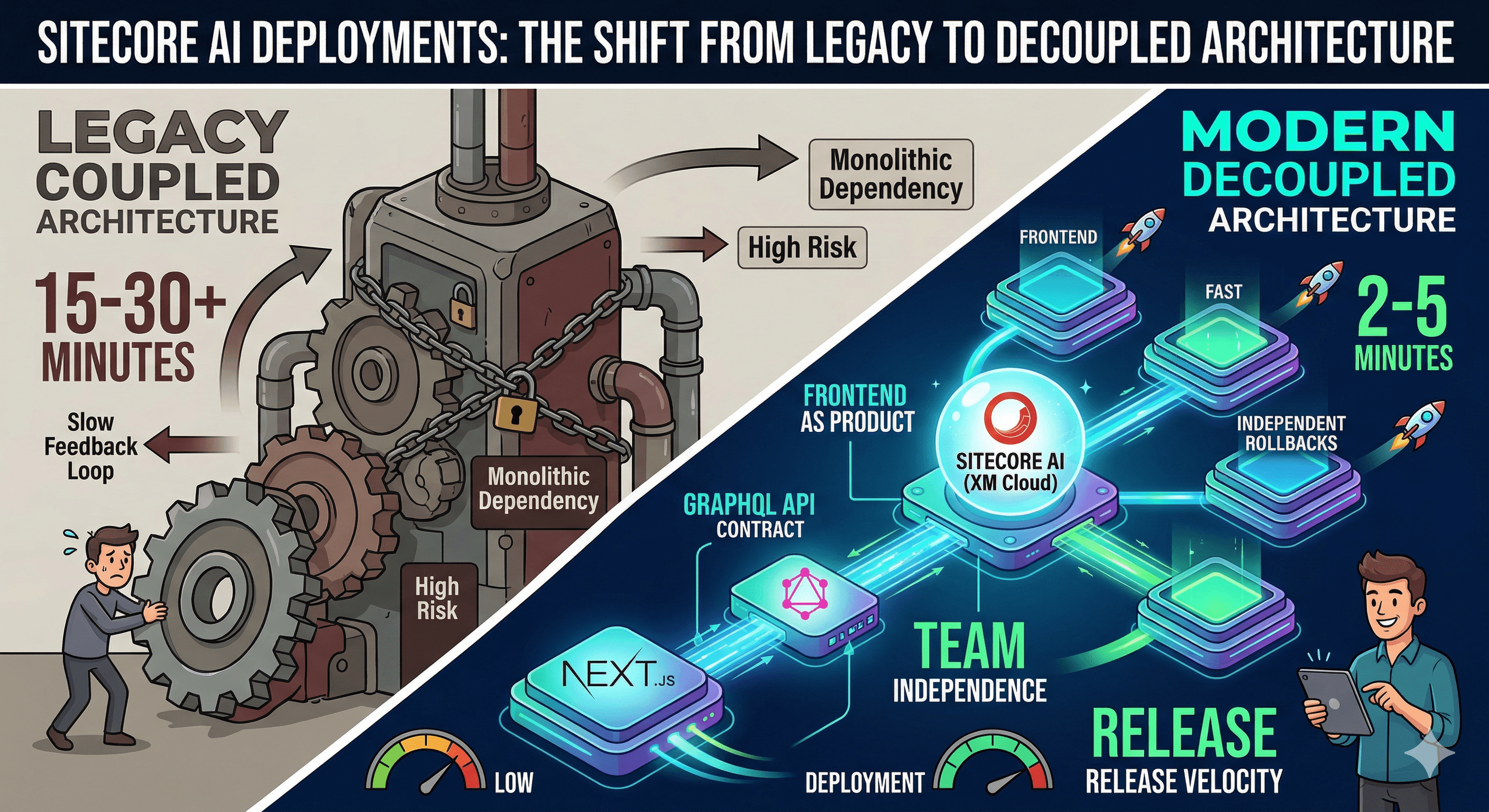 SitecoreAI Deployments The Shift from Legacy to Decoupled Architecture.png