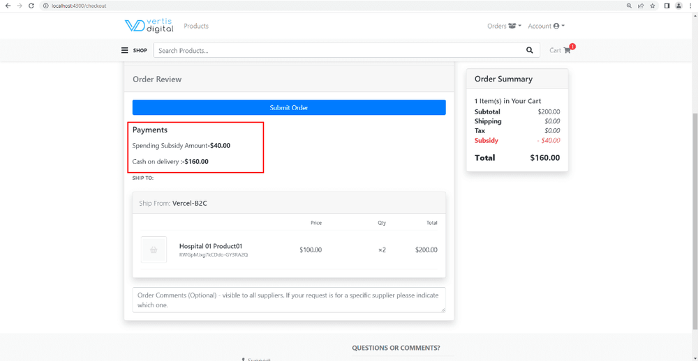 OrderCloud Checkout Flow - Addact