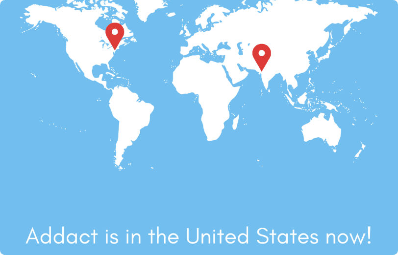 Addact Now Has Its Presence In The United States!